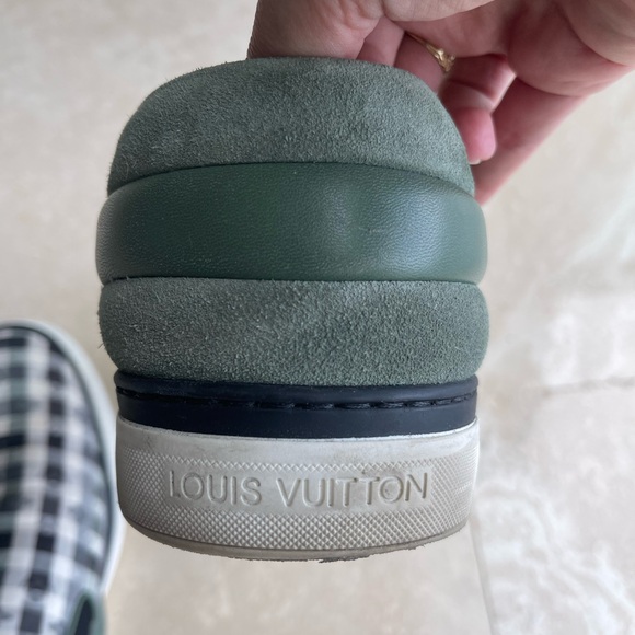 LOUIS VUITTON  Green Monogram Twister Slip-On Sneaker - Picture 8 of 15